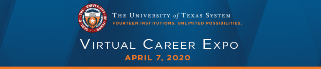University of Texas System Virtual Career Expo Banner