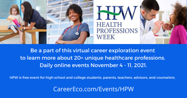 Professions Week Health Professions Week Virtual Fair