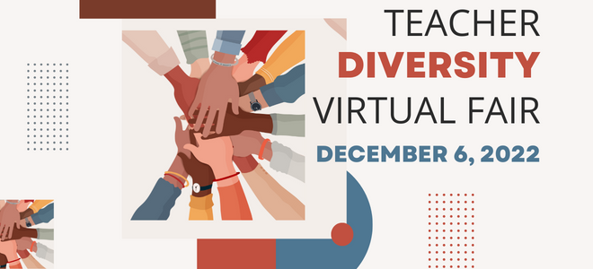 Teacher Diversity Virtual Fair  Banner