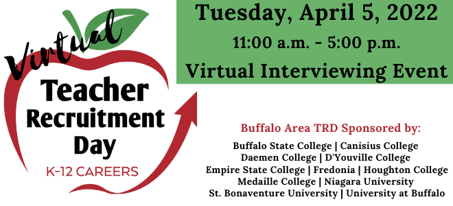 Buffalo Area Teacher Recruitment Day Banner