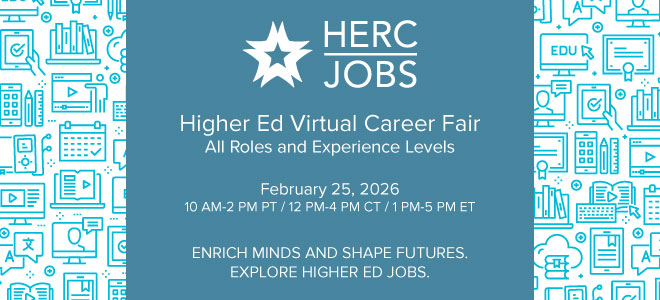 Explore Careers in Higher Ed - All Roles & Experience Levels Banner
