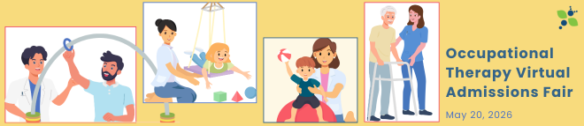 Occupational Therapy Admissions Virtual Fair Banner