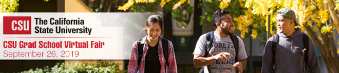 CSU Grad School Virtual Fair Banner