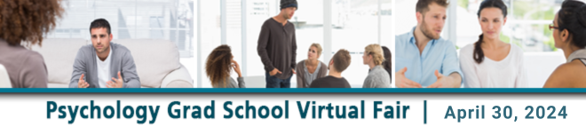 Psychology Grad School Virtual Fair  Banner