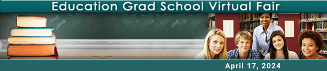 Education Grad School Virtual Fair Banner