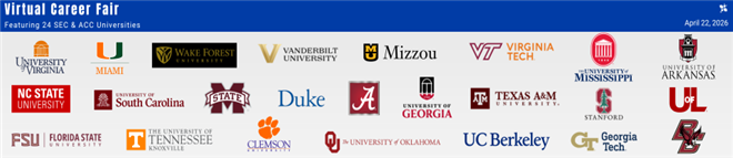 SEC & ACC Virtual Career Fair Banner