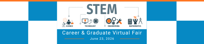 STEM Virtual Career & Grad Fair Banner