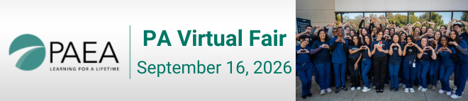 Virtual PA Admissions Fair Banner
