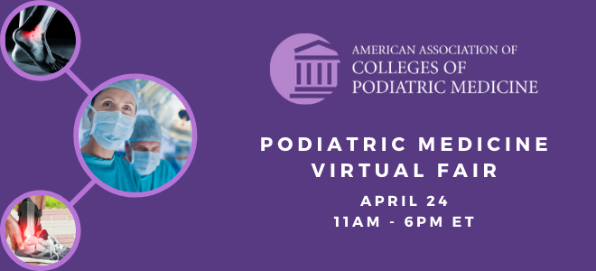 Podiatric Medicine Virtual Fair Banner
