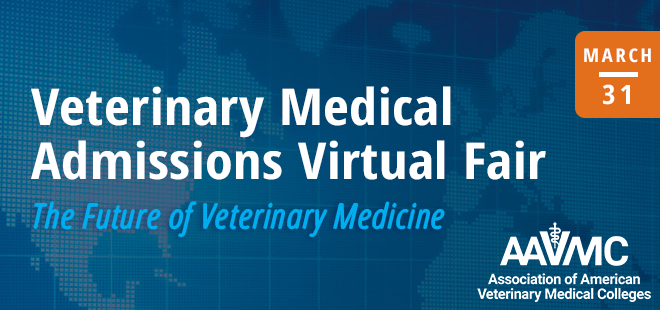 Veterinary Admissions Virtual Fair Banner