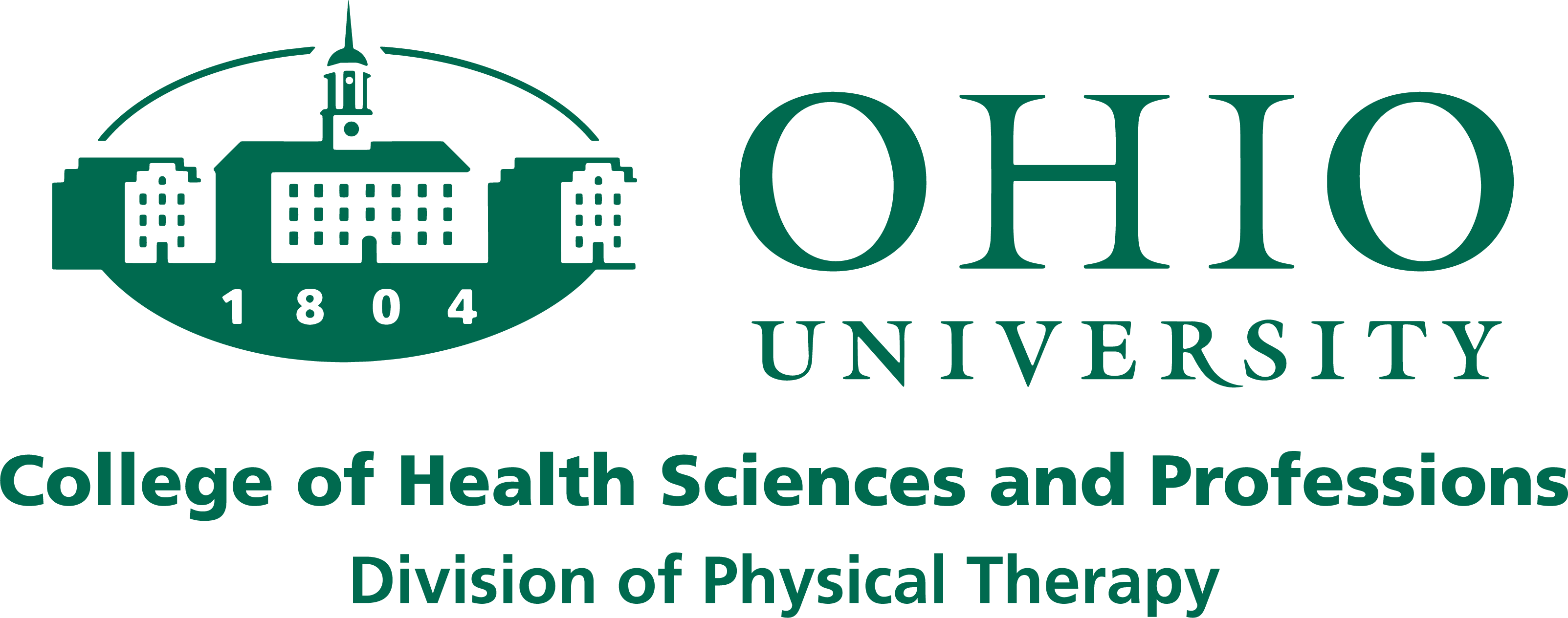 Ohio University Division of Physical Therapy Logo
