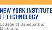 New York Institute of Technology College of Osteopathic Medicine (NYITCOM) Logo