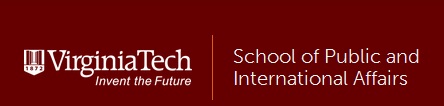Virginia Tech School of Public and International Affairs (SPIA) Logo