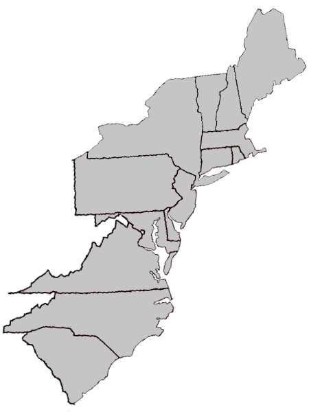 Positions available in SC, NC, VA, MD, DE, NJ, PA, NY, CT, RI, MA, NH, VT, and ME